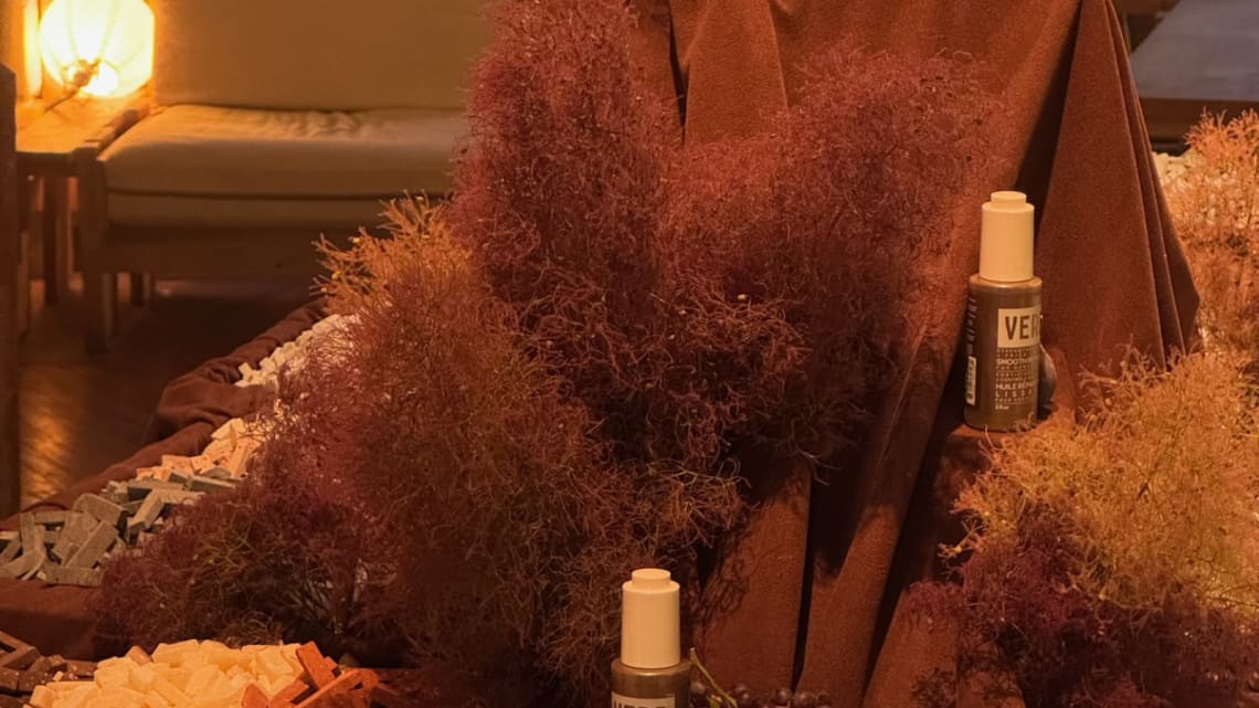 Verb · hair serum launch with a mosaic tray class