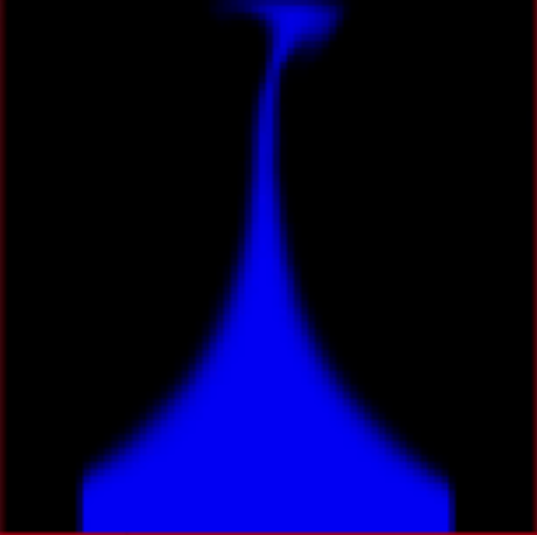 2D Eulerian Fluid Simulation