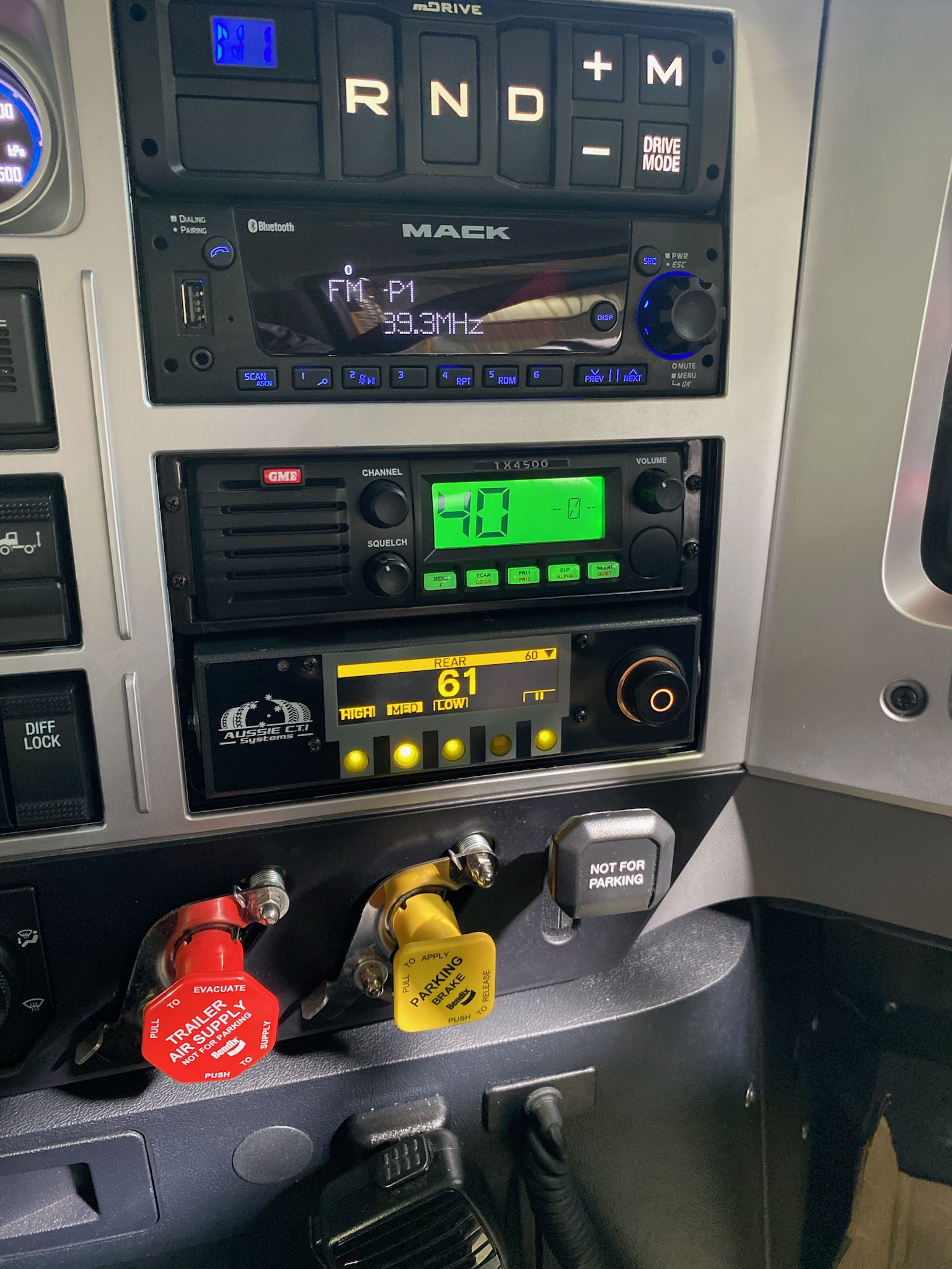Controller in cab