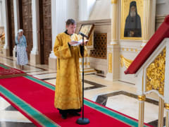 Всенощное бдение в Спасском кафедральном соборе Пензы