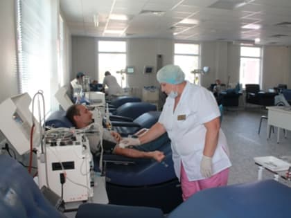 Новый модуль "Служба крови" начал прием доноров