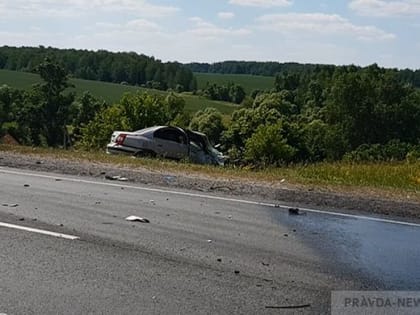 Появилось фото с места смертельной аварии под Н. Ломовом