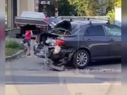 Пензенецы сообщили об аварии с маршрутным такси