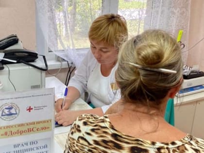 В рамках проекта "#ДоброВСело" медики посетили село Пыркино Бессоновского района