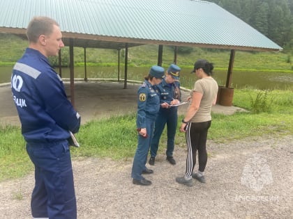 Гражданам разъясняют правила безопасного нахождения у водоемов