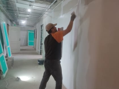 В Белинской районной больнице начался ремонт пятого этажа