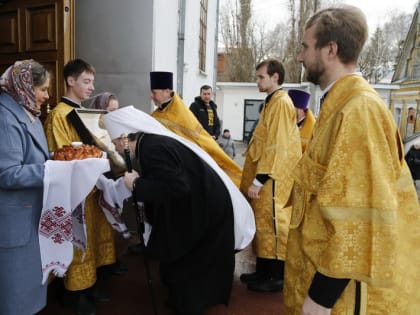 Митрополит Серафим совершил литургию в Вознесенском кафедральном соборе Кузнецка