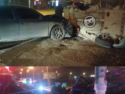 В Пензе на перекрестке произошло серьезное ДТП