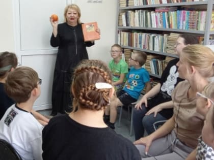 Профилактическое занятие по здоровому питанию для пациентов детской больницы
