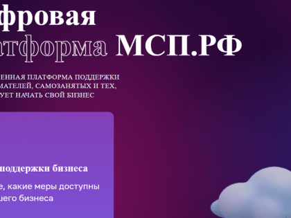 Новая цифровая платформа для поддержки малого и среднего бизнеса в России