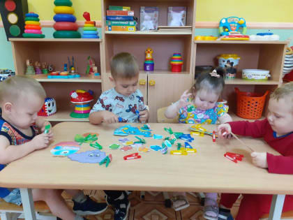 В детском саду р.п.Исса прошло занятие «Игры с прищепками»