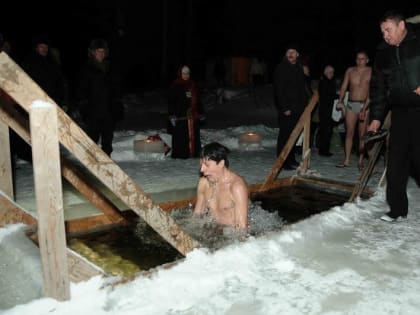 Кузнечанам назвали места для купаний на Крещение