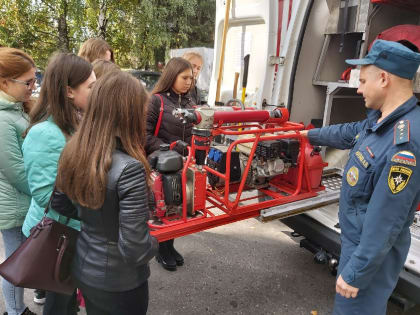 В ПГУ провели занятия по основам пожарной безопасности