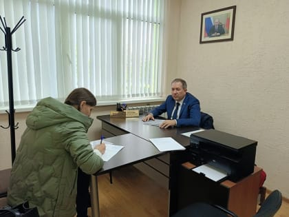 Денис Желиховский провел очередной прием граждан