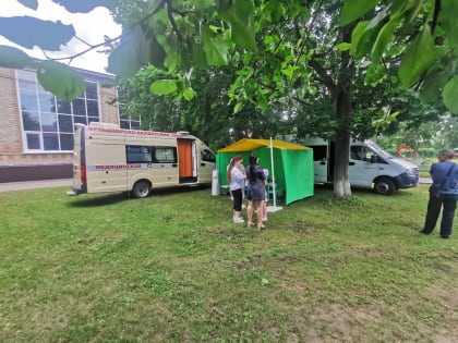 В Земетчино провели семейную диспансеризацию в парке культуры и отдыха