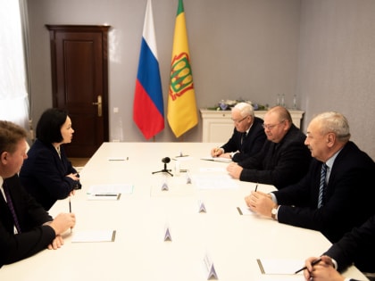 Гендиректор группы компаний «ТНС энерго» Елена Стельнова и губернатор Пензенской области Олег Мельниченко обсудили вопросы развития регионального энергетического комплекса