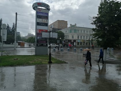 30 июля в Пензе гроза и сильный дождь, +19 градусов