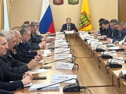 Сергей Щёткин провел координационное совещание с руководителями территориальных органов федеральных органов исполнительной власти Пензенской области