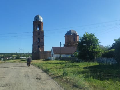 В восстанавливаемом Казанском храме села Богородское совершена миссионерская литургия