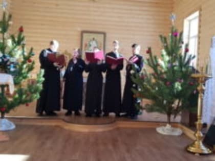 Рождественские торжества в храме с.Ульяновка