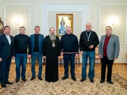 Вадиму Супикову вручены знак и удостоверение действительного члена Императорского православного палестинского общества