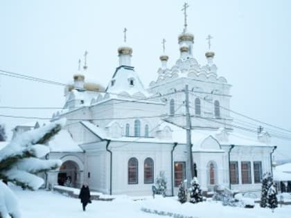 В день отдания праздника Рождества Христова митрополит Серафим совершил литургию в Троицком женском монастыре