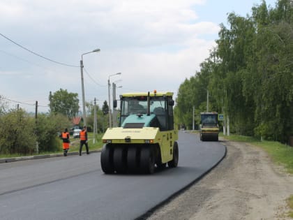 В регионе продолжается ремонт дороги «Пенза-Лунино»