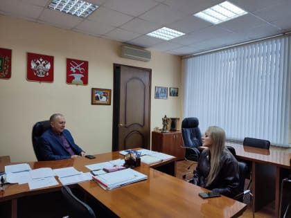 Сергей Златогорский провел встречу с Анастасией Крамаренко - идейным вдохновителем и организатором благотворительного объединения "Все для ПОБЕДЫ!Кузнецк»
