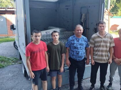 Гуманитарная помощь для защитников Отечества из Мокшанского района