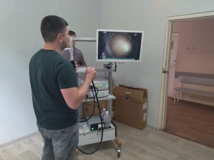 Современная эндоскопическая стойка поступила в больницу Башмаково Пензенской области