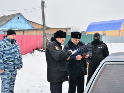 В Бессоновском районе полиция провела рейд в рамках усиленного режима