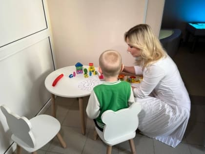 В областной детской больнице Пензы открылся кабинет медпсихолога с сенсорной комнатой