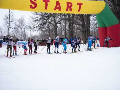 В Городище прошла лыжная эстафета на призы губернатора