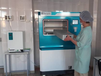 Для стационара хирургического корпуса облбольницы имени Н.Н. Бурденко приобретен новый стерилизатор