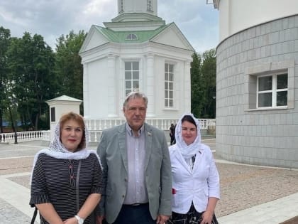 Ольга Чистякова приняла участие в открытии церкви-усыпальницы