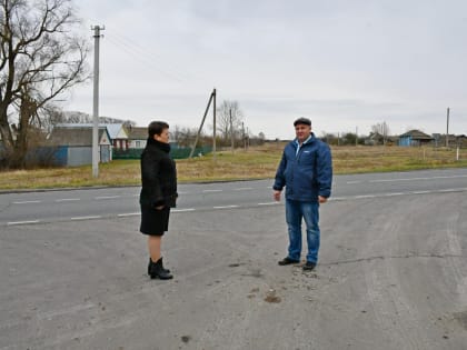 Глава Лопатинского района Ольга Лапшина проконтролировала благоустройство Чардымского сельсовета