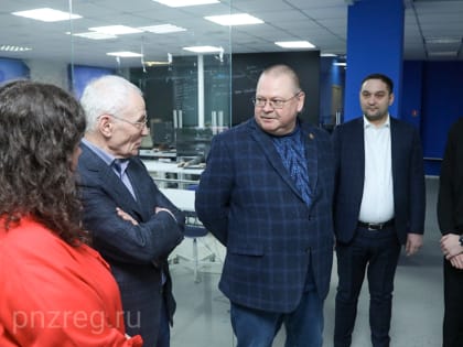 Григорий Рапота и Олег Мельниченко посетили пензенский «Кванториум НЭЛ» и ПГУ