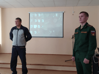 Встреча студентов УОР с представителями «Казанского высшего танкового командного ордена Жукова, Краснознаменного училища» МО РФ