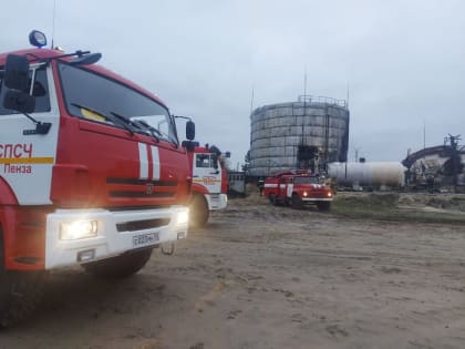 В Пензе пожар на улице Антонова тушили 17 человек