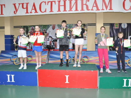 В Пензе наградили победителей открытого первенства области по теннису