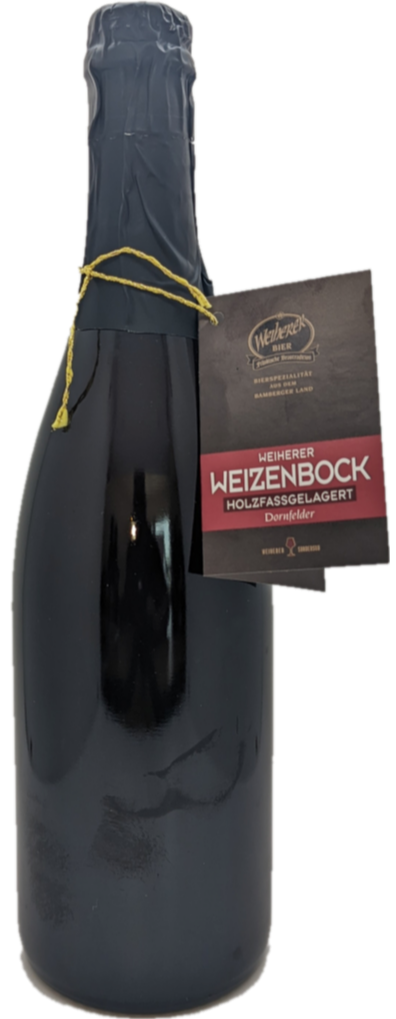 Weiherer Weizenbock Holzfassgelagert Dornfelder 0,75 l