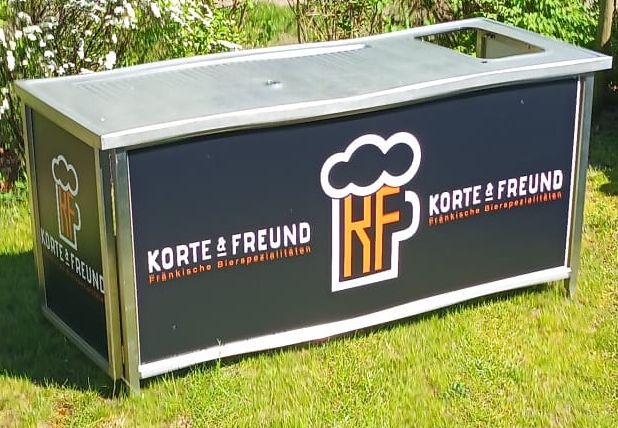 Klapptheke, 0,6 m x 2,0 m