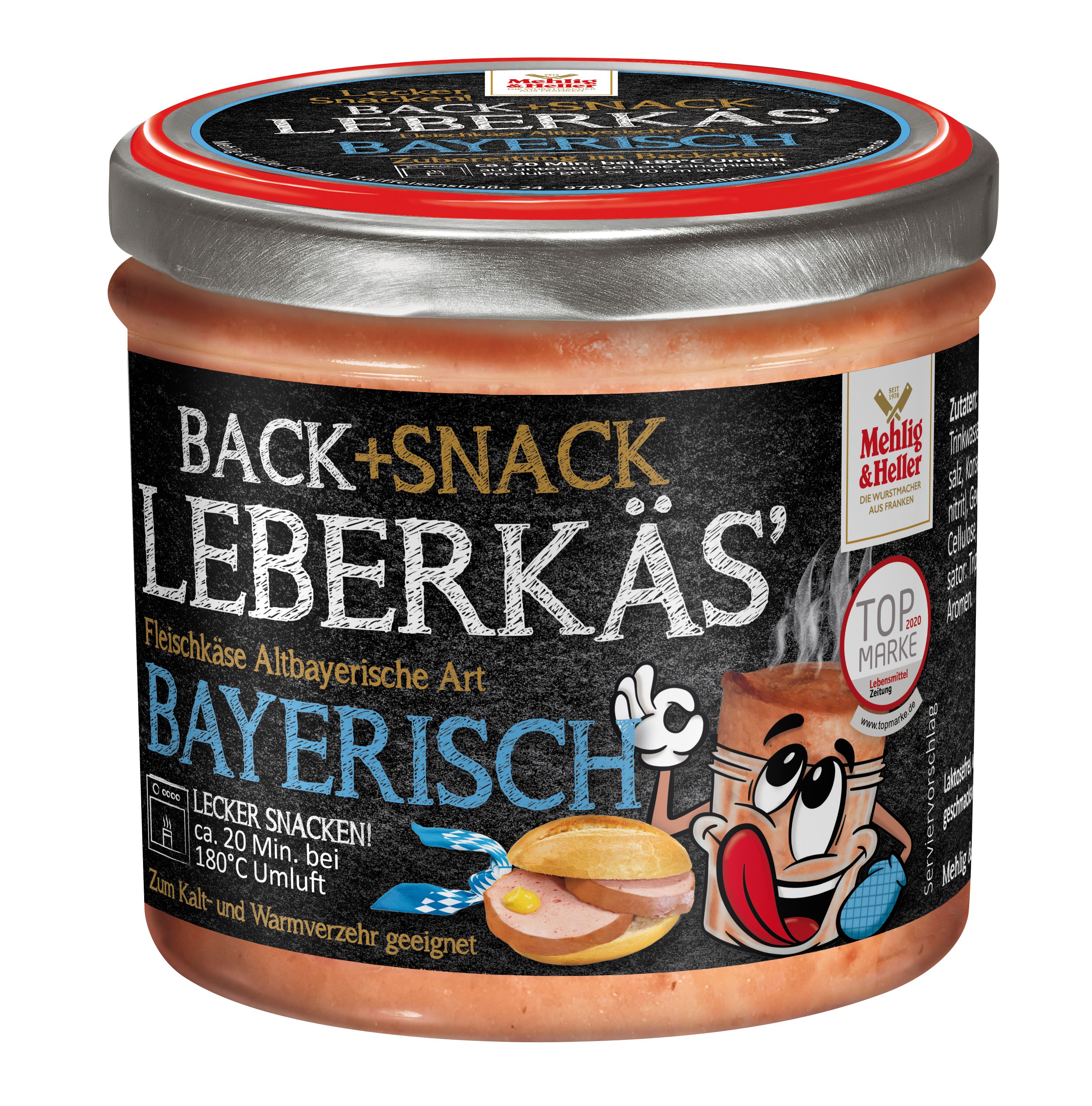 Back+Snack Leberkäs’ Bayerisch 250g