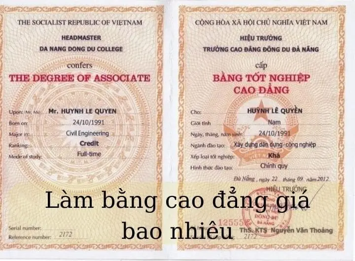 Mua bằng cao đẳng có sao không? Nên mua bằng cao đẳng ở đâu?