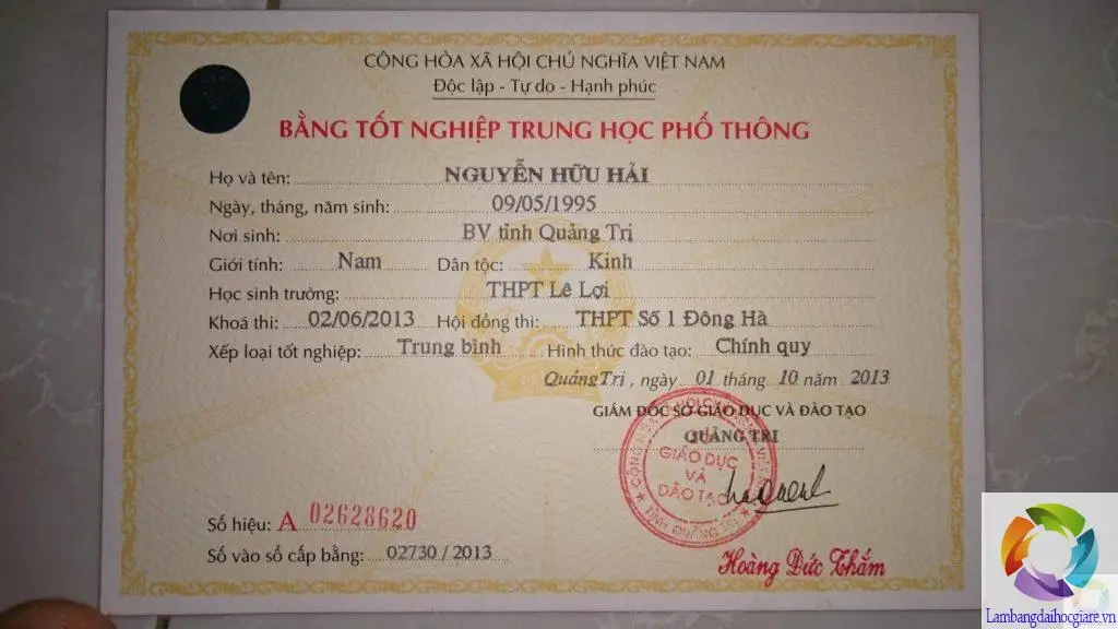 Mua Bằng Cấp 3 Làm Công Nhân Nhanh Chóng - Làm Bằng VIP