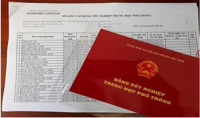 Mua Bằng Cấp 3 Chất Lượng Hoàn Hảo - Làm Bằng VIP