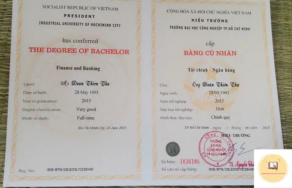 Cập Nhật Mẫu Bằng Tốt Nghiệp Đại Học Mới Nhất