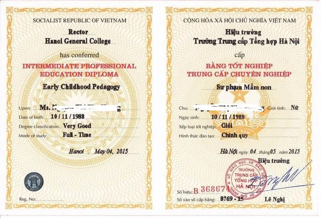 Dịch vụ làm bằng cấp VIP: Uy tín - Chất lượng - Bảo mật