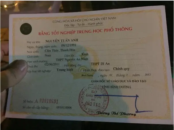 Những lý do nên chọn Làm Bằng VIP để làm bằng cấp 3