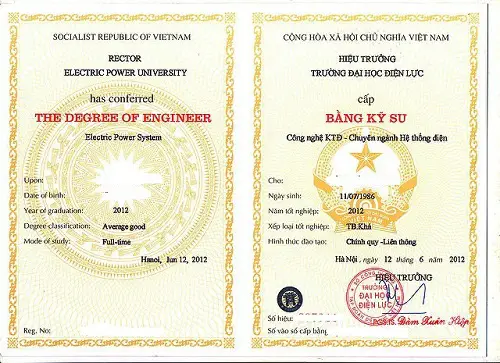 Khám phá mẫu bằng tốt nghiệp đại học từ xa